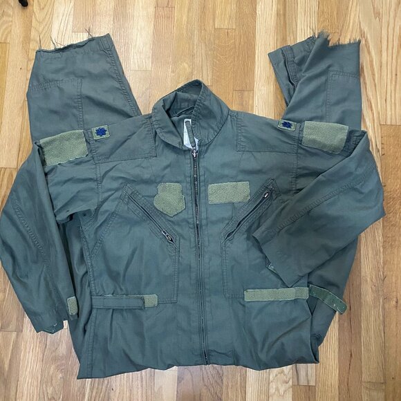 Vintage military coveralls flight suit jumpsuit - Picture 1 of 9